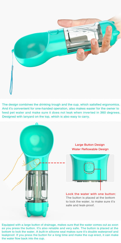 Portable Pet Dog Water Bottle