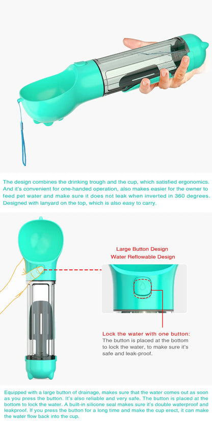 Portable Pet Dog Water Bottle